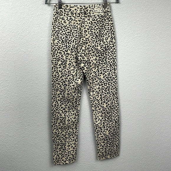 NWT Revice Uptown On The Spot Leopard Animal Print Jeans High Rise Sz 24 - Picture 7 of 15